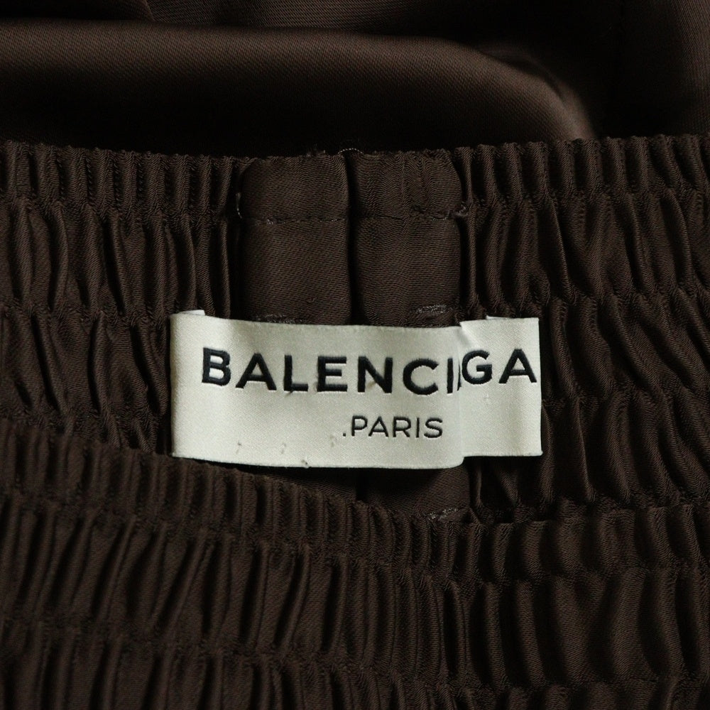 BALENCIAGA(バレンシアガ) 16SS レーヨン ストレート イージーパンツ ブラウン レディース 456875 TUD11