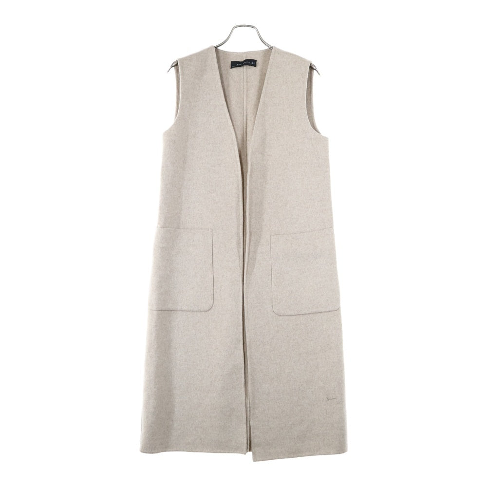 ZARA(ザラ) ノースリーブコート ベージュ レディース