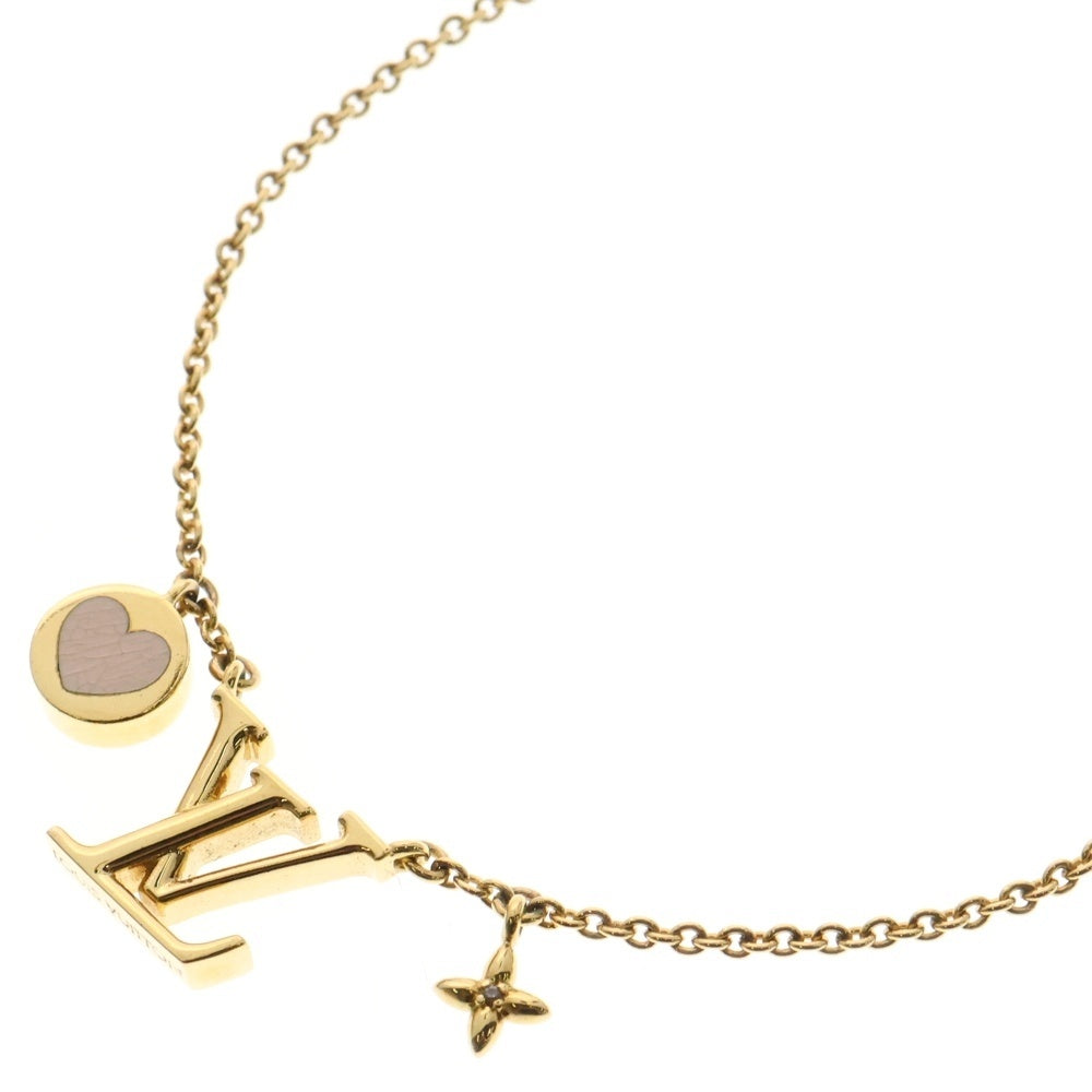 LOUIS VUITTON(ルイヴィトン) LVアイコニック ハート ネックレス ペンダント ゴールド M01424
