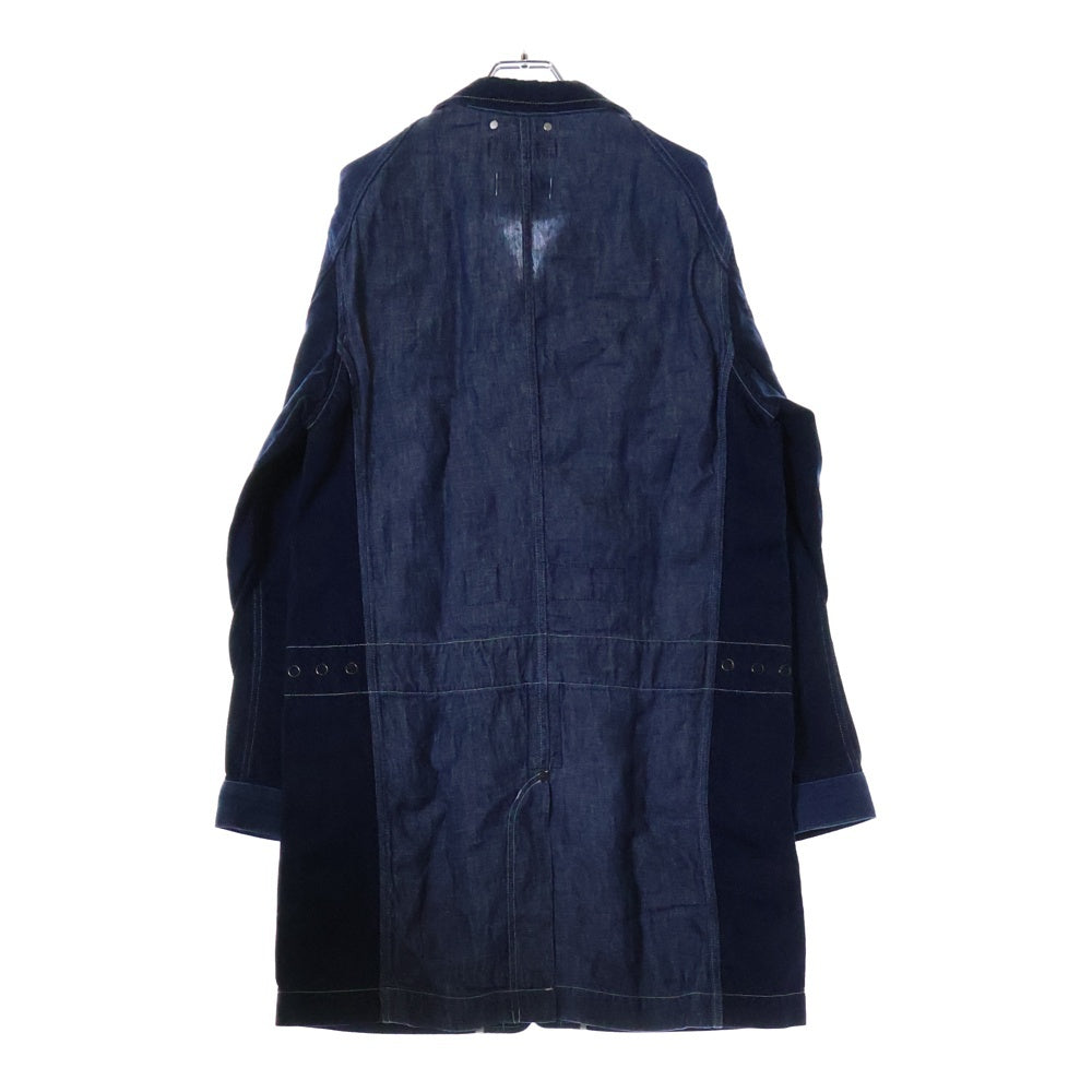 COMME des GARCONS JUNYA WATANABE MAN(コムデギャルソンジュンヤワタナベマン) 20SS ×Levi's AD2019 リーバイス 異素材切り替え マルチポケット デニムジャケット コート インディゴ WE-C901
