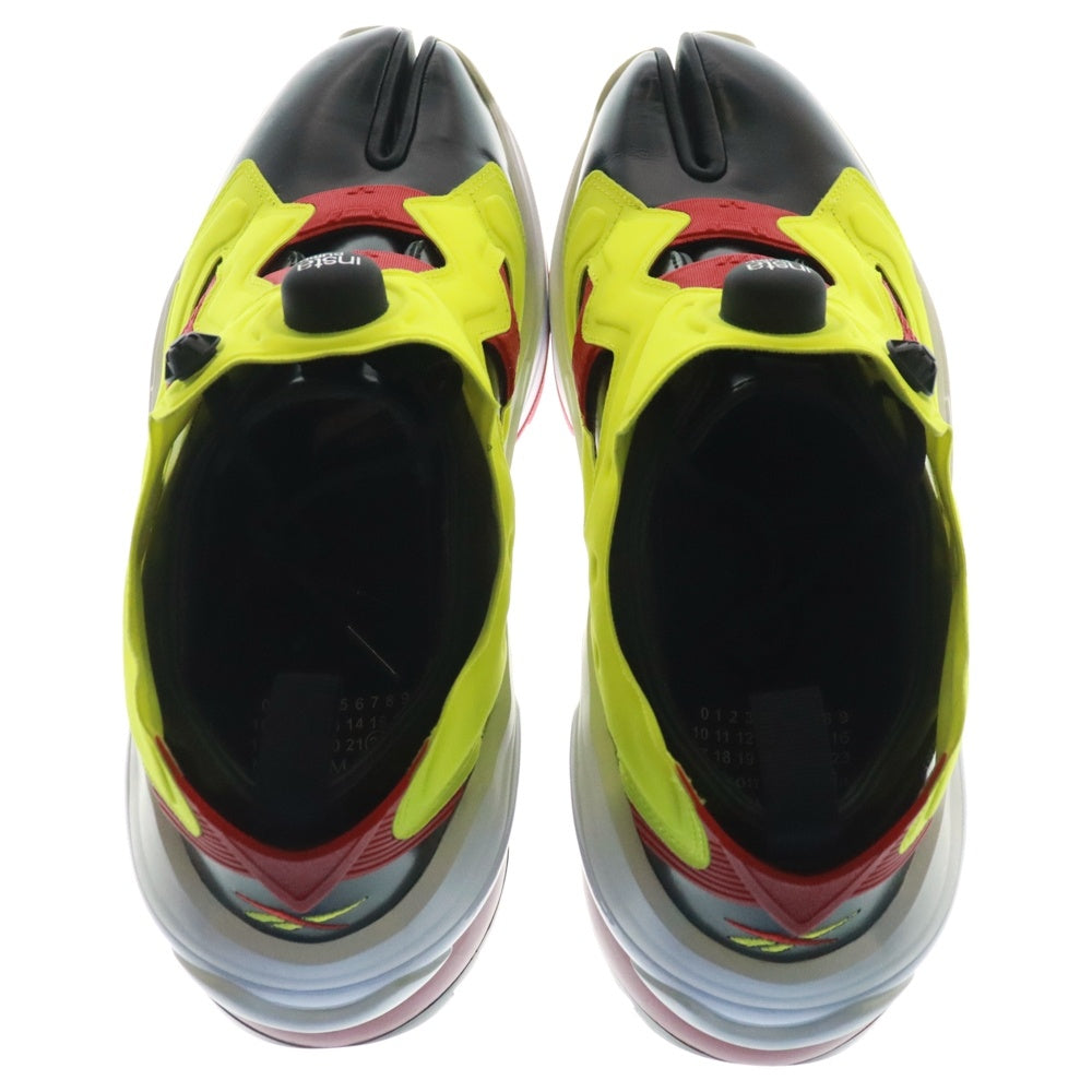 Maison Margiela 22(メゾンマルジェラ) ×Reebok Instapump Fury リーボック インスタポンプ フューリー 厚底 ローカットスニーカー イエロー/レッド US10.5/28.5cm S57WS0404 H06543