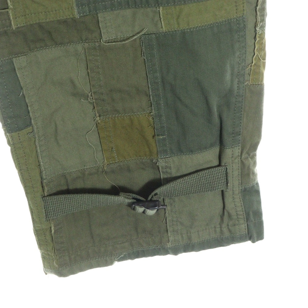 COMME des GARCONS JUNYA WATANABE MAN(コムデギャルソンジュンヤワタナベマン) 21AW ×シュプリーム Patchwork Cargo Pant マルチポケット パッチワーク ストレート カーゴパンツ オリーブ カーキ