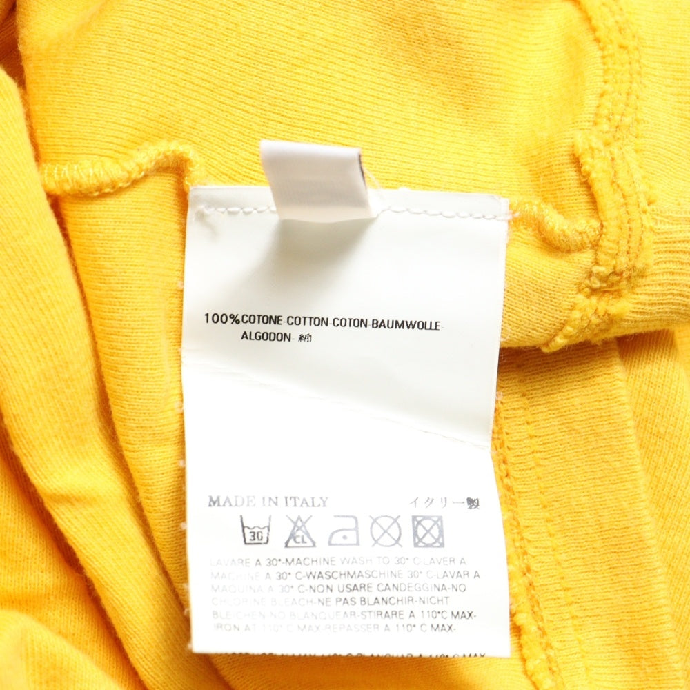 Maison Margiela 10(メゾン マルジェラ) 06AW ここのえタグ I DON'T SMOKE プリント インサイドアウト クルーネック 半袖Tシャツ カットソー イエロー 30GC023 20368