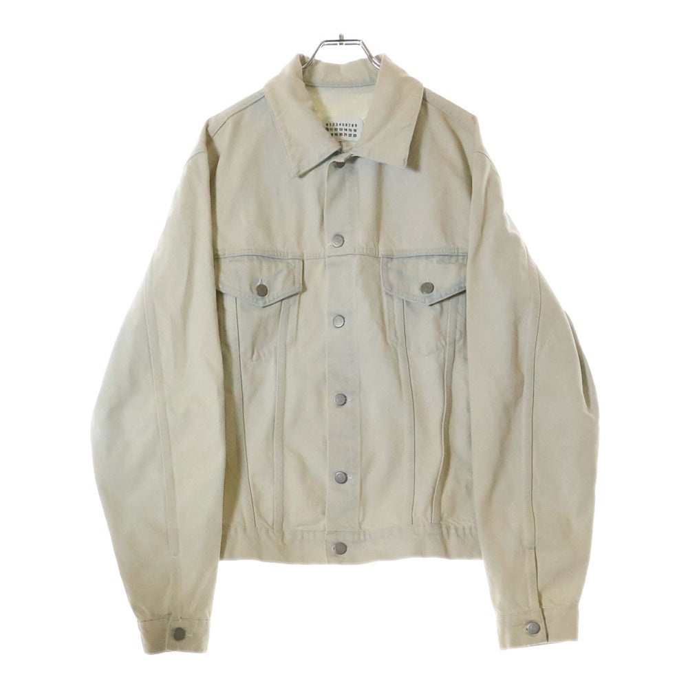 Maison Margiela 10(メゾン マルジェラ) 20SS ブリーチ加工 オーバーサイズ デニム トラッカージャケット インディゴ S30AM0512 S30561