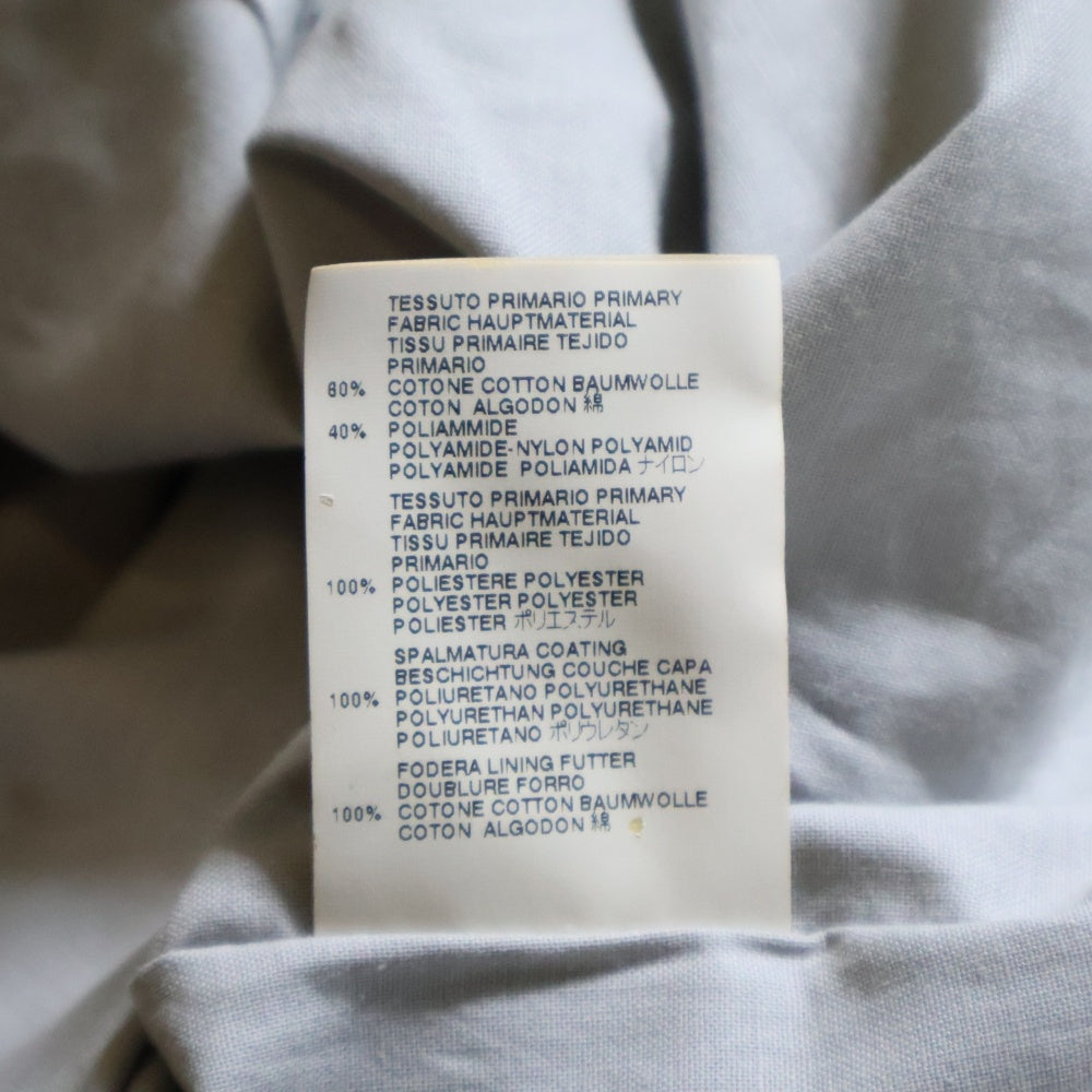 Maison Martin Margiela(メゾンマルタンマルジェラ) 10AW ここのえタグ ナイロン切り替え オーバーサイズ ハイネック ジップアップ ジャケット グレー/ブラック S30AM0158 S38951