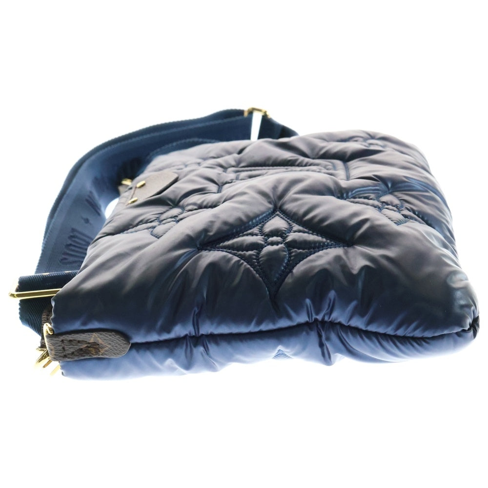 LOUIS VUITTON(ルイヴィトン) LVピロー マキシ ミュルティ ポシェットアクセソワール シルバー ネイビー M21057 ICタイプ