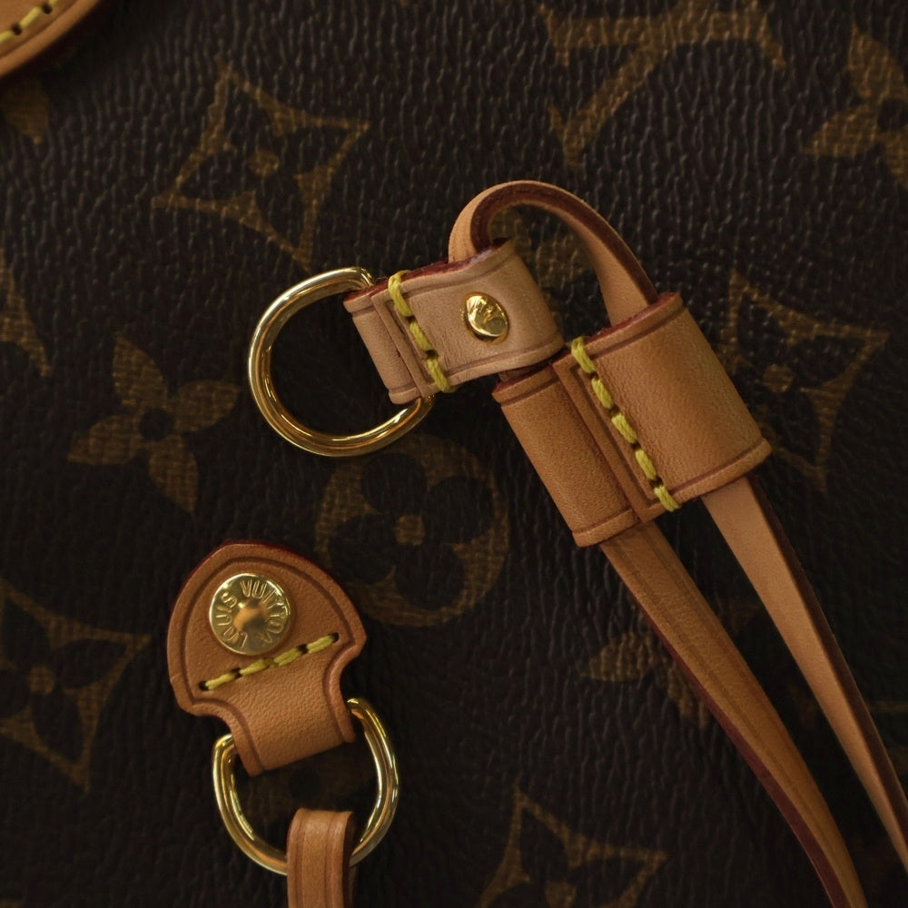 LOUIS VUITTON(ルイヴィトン) モノグラム ネヴァーフルMM ブラウン スリーズ トートバッグ ポーチ付