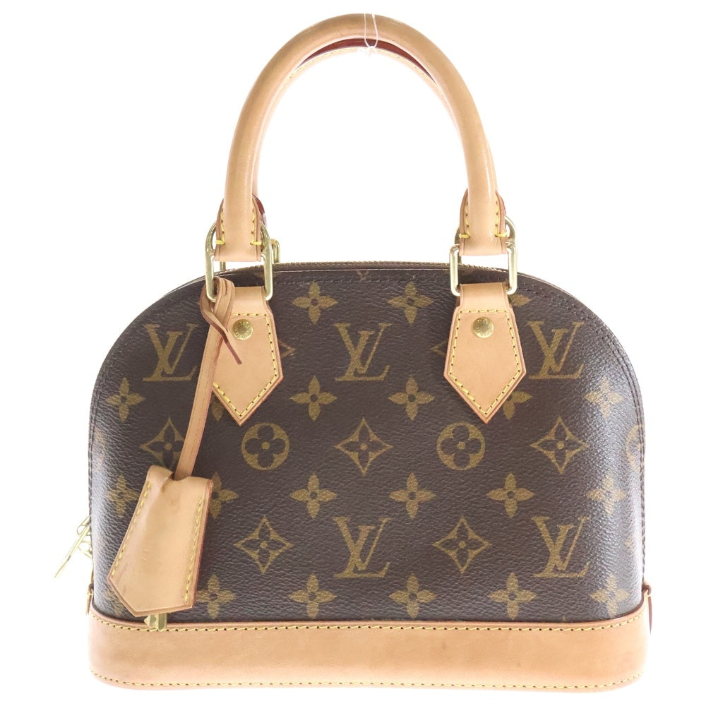 LOUIS VUITTON(ルイヴィトン) モノグラム アルマBB 2wayハンドバッグ ショルダーバッグ ブラウン PVCレザー M53152
