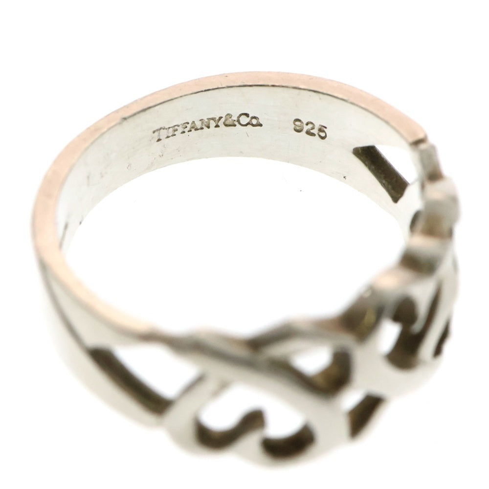 TIFFANY&Co(ティファニー) トリプル ラビングハート リング Ag925 SV シルバー指輪