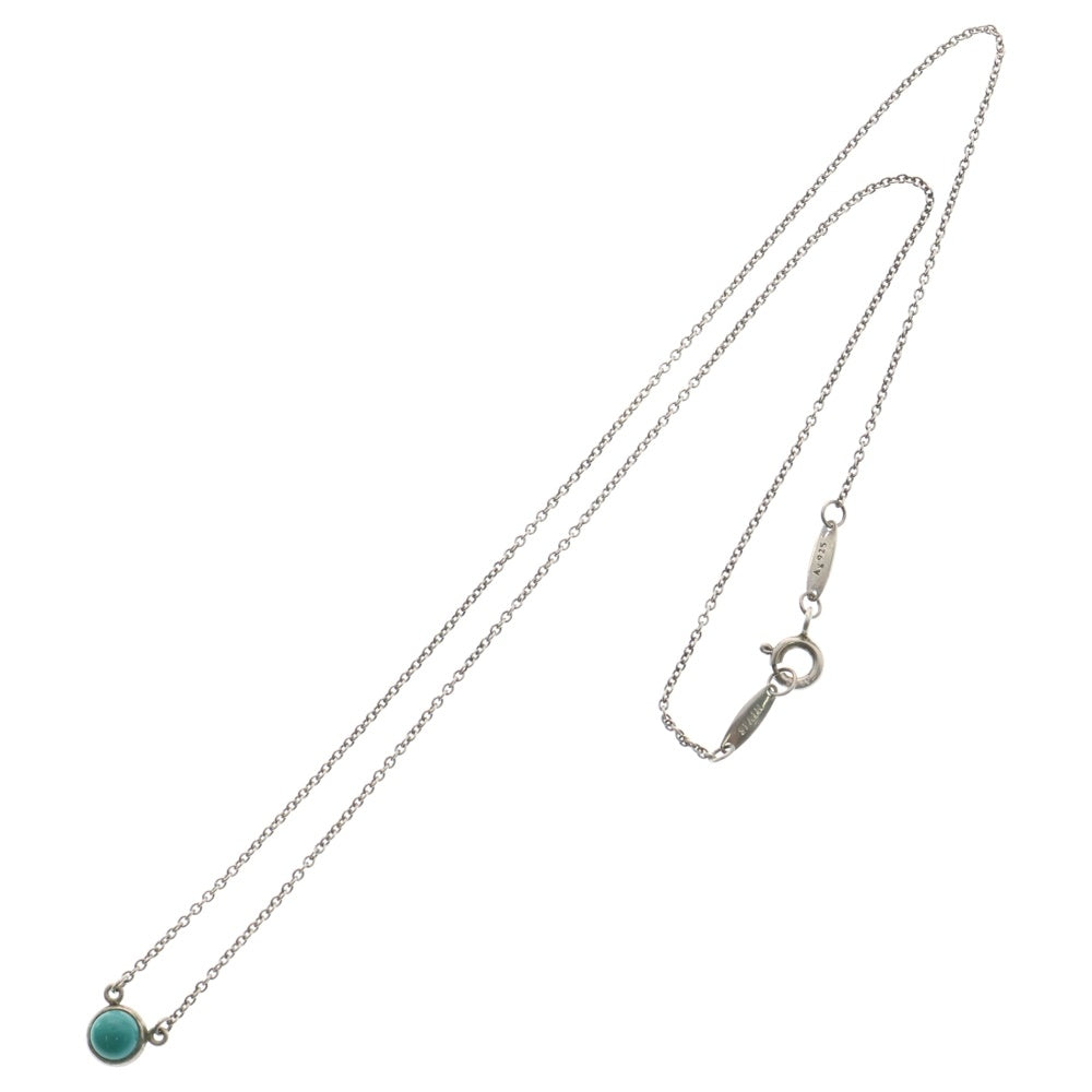 TIFFANY&Co(ティファニー) バイザヤード ターコイズ ネックレス Ag925 SV シルバー ペンダント