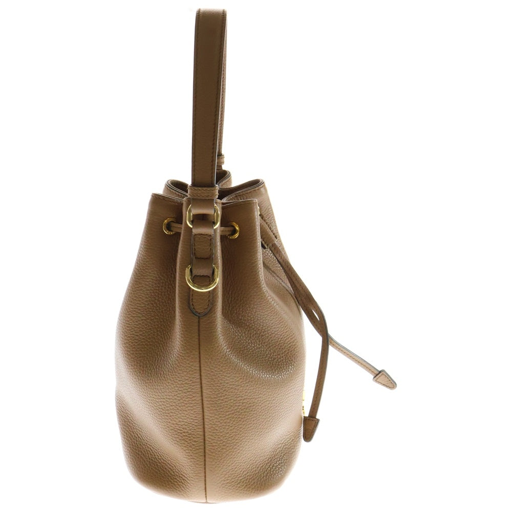 PRADA(プラダ) ヴィッテロダイノ 2wayハンドバッグ ショルダーバッグ ブラウン レザー 1BE072