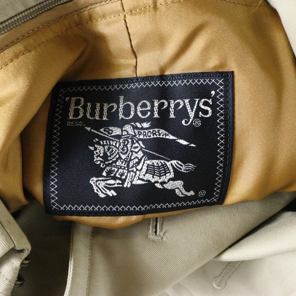 BURBERRYS(バーバリーズ) PRORSUM プローサム 裏地ノバチェック総柄 ライナー ベルト付き ロング トレンチコート ベージュ WR082-940-04