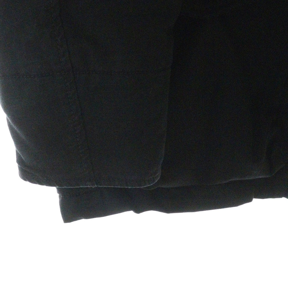 DENIM & SUPPLY RALPH LAUREN(デニム アンド サプライ ラルフローレン) ミリタリー コットン フーデッド ジップアップ 中綿ジャケット ブラック
