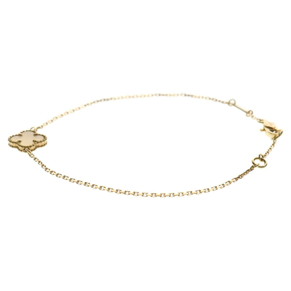Van Cleef & Arpels(ヴァンクリーフアンドアーペル) スウィートアルハンブラ マザーオブパール ブレスレット イエローゴールド Au750YG VCARF68800