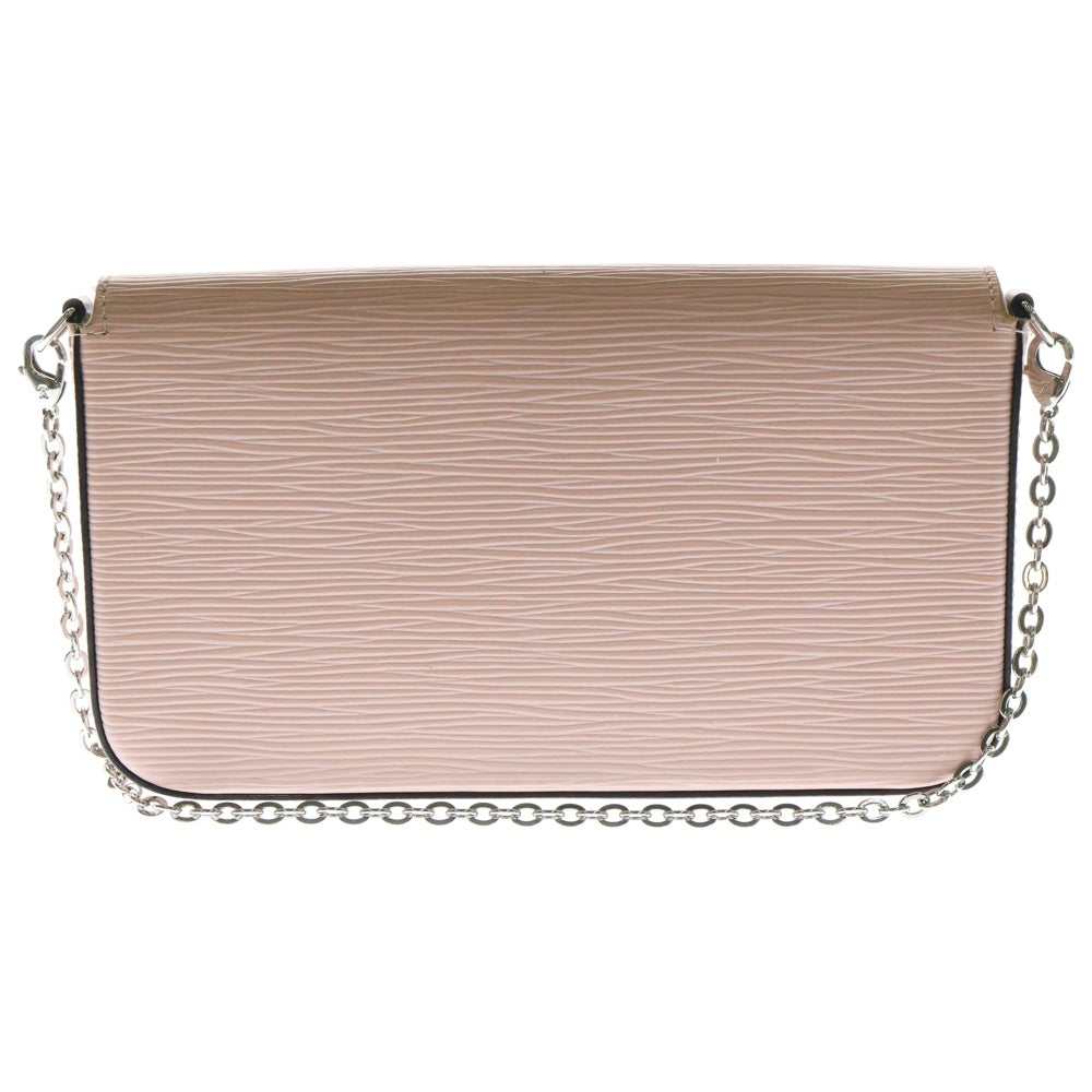LOUIS VUITTON(ルイヴィトン) エピ ポシェット・フェリシー ローズバレリーヌ チェーンショルダーバッグ ショルダーウォレット ミニバッグ レザー シルバー金具 ライトピンク M62467