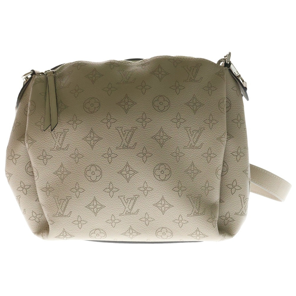 LOUIS VUITTON(ルイヴィトン) バビロンチェーンBB モノグラム マヒナ パンチングレザー 2WAY チェーンハンド ショルダーバッグ シルバー金具 ベージュ レディース M51224 RFID