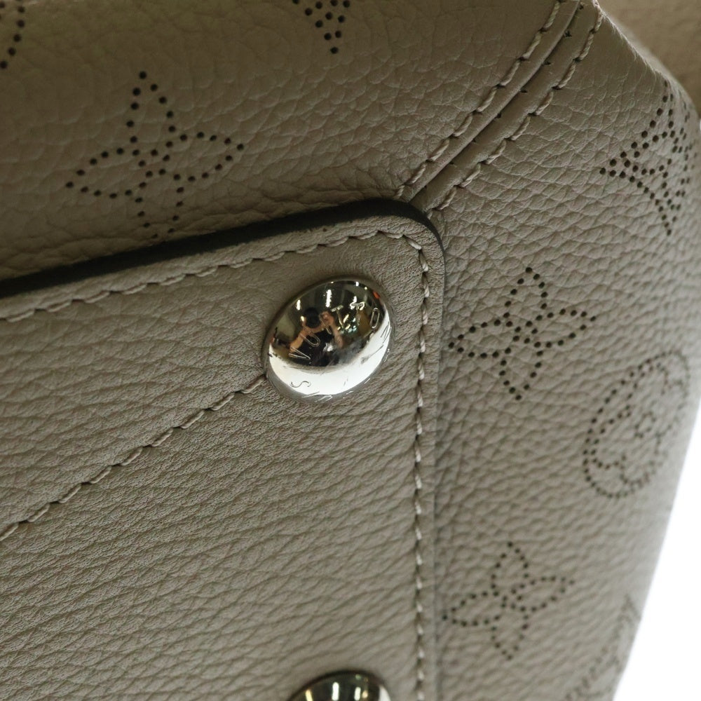 LOUIS VUITTON(ルイヴィトン) バビロンチェーンBB モノグラム マヒナ パンチングレザー 2WAY チェーンハンド ショルダーバッグ シルバー金具 ベージュ レディース M51224 RFID