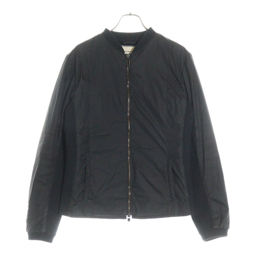 EMPORIO ARMANI(エンポリオアルマーニ) ナイロン ダブルジップ ジャケット ブラック ASB04FO