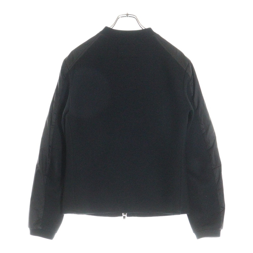 EMPORIO ARMANI(エンポリオアルマーニ) ナイロン ダブルジップ ジャケット ブラック ASB04FO