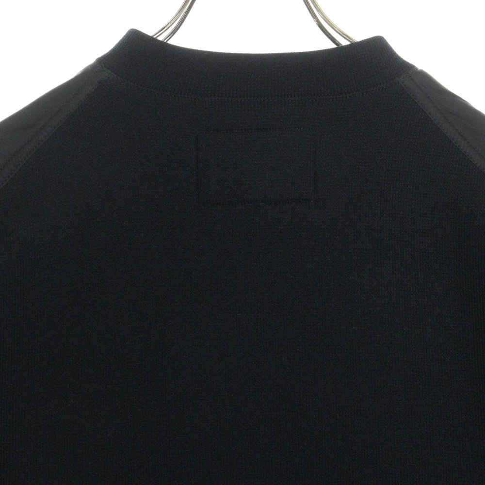 EMPORIO ARMANI(エンポリオアルマーニ) ナイロン ダブルジップ ジャケット ブラック ASB04FO