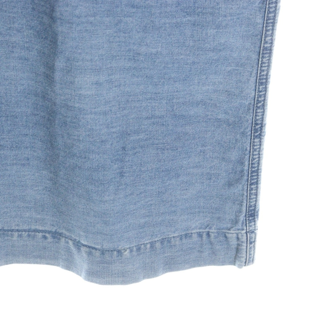 VALENTINO(ヴァレンティノ) Denim blue dress Vロゴ デニム ブルー ドレス ワンピース レディース XB3DB01L72P