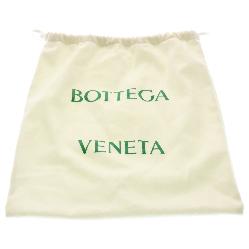 BOTTEGA VENETA(ボッテガヴェネタ) イントレチャート ミニザツイスト レザー ハンドバッグ ゴールド金具 ベージュ 652001