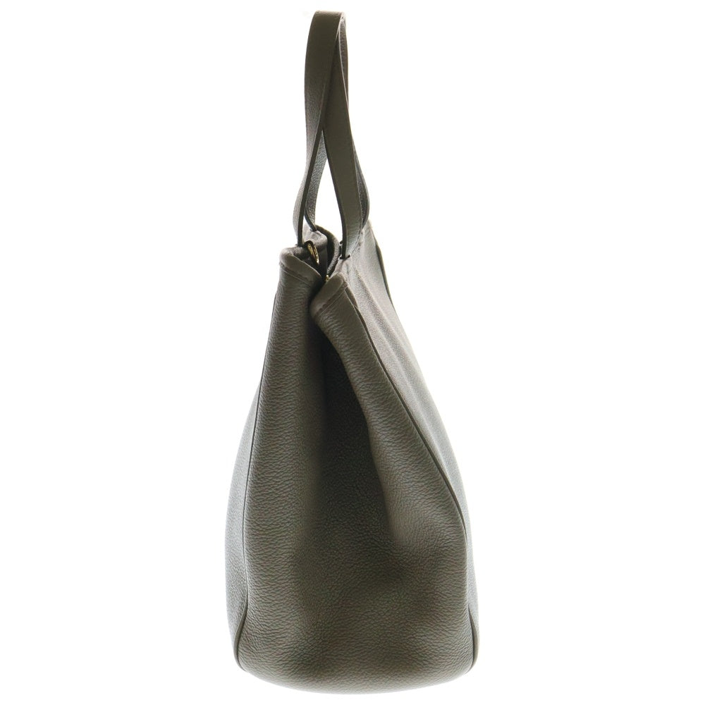 CELINE(セリーヌ) スモール フォールドカバ 2wayハンドバッグ ショルダーバッグ グレージュ ゴールド金具 レザー