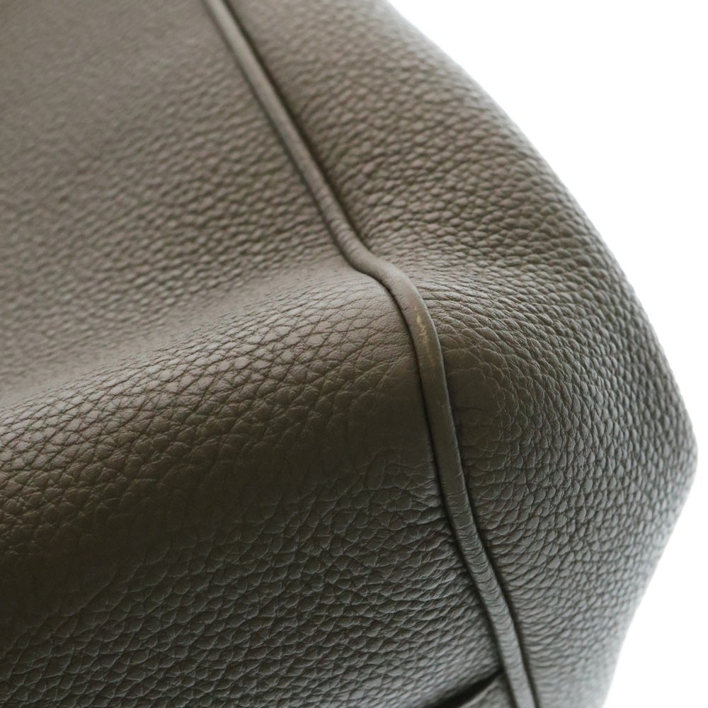 CELINE(セリーヌ) スモール フォールドカバ 2wayハンドバッグ ショルダーバッグ グレージュ ゴールド金具 レザー
