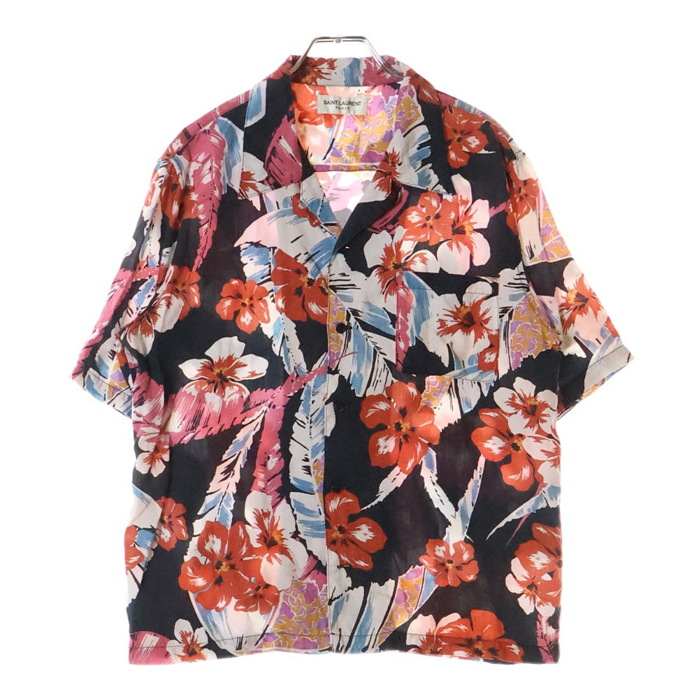 SAINT LAURENT PARIS(サンローランパリ) アロハシャツ 半袖 マルチカラー リヨセル #M 638555 メンズ
