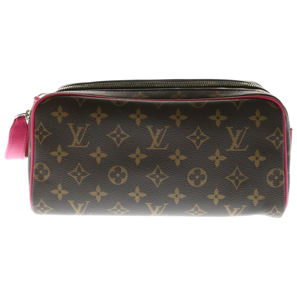 LOUIS VUITTON(ルイヴィトン) モノグラム ドップ・キット ポンディシェリピンク M12641 IC ブラウン PVC クラッチバッグ セカンドバッグ