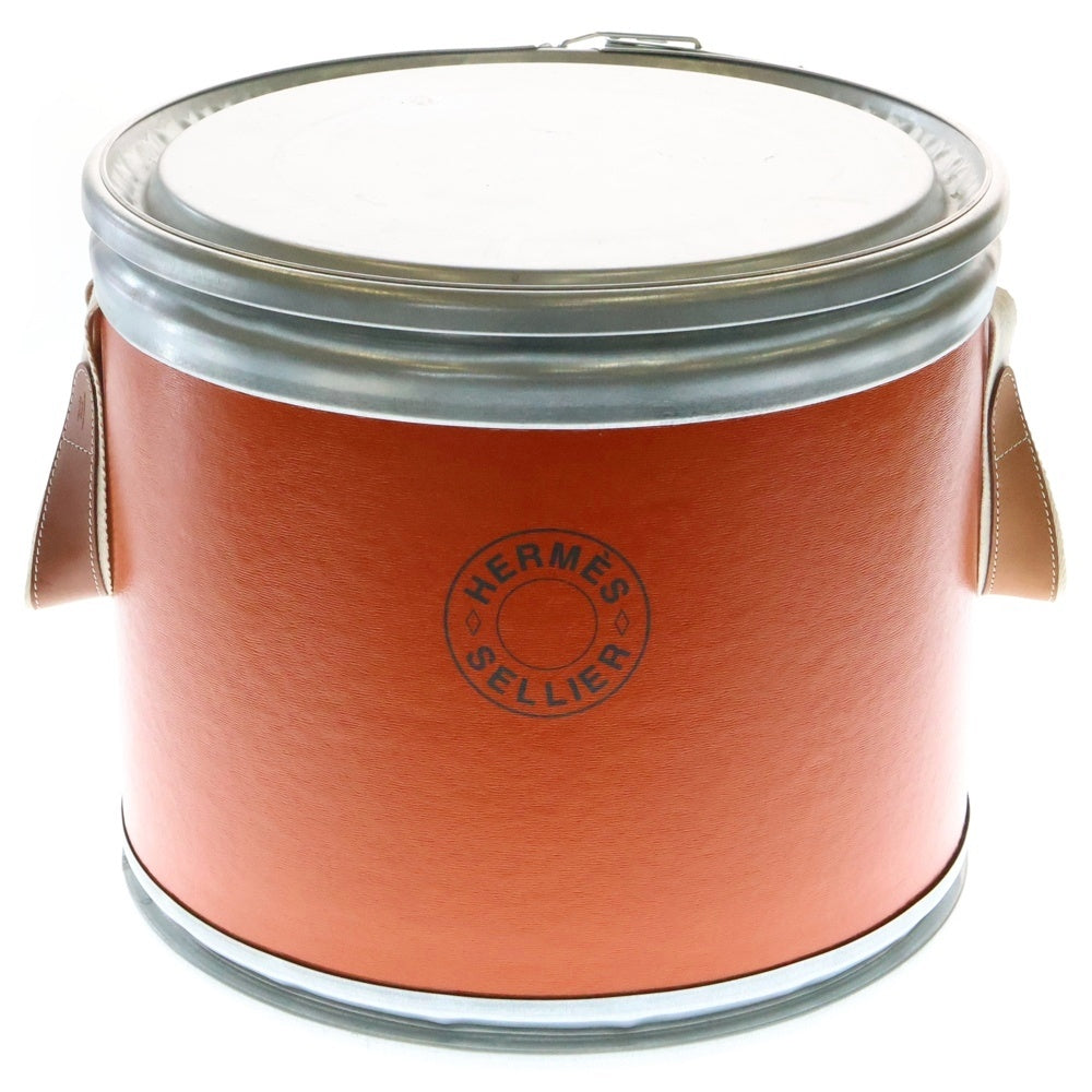 HERMES(エルメス) セリエ サドルボックス スモール 馬具入れ オレンジ