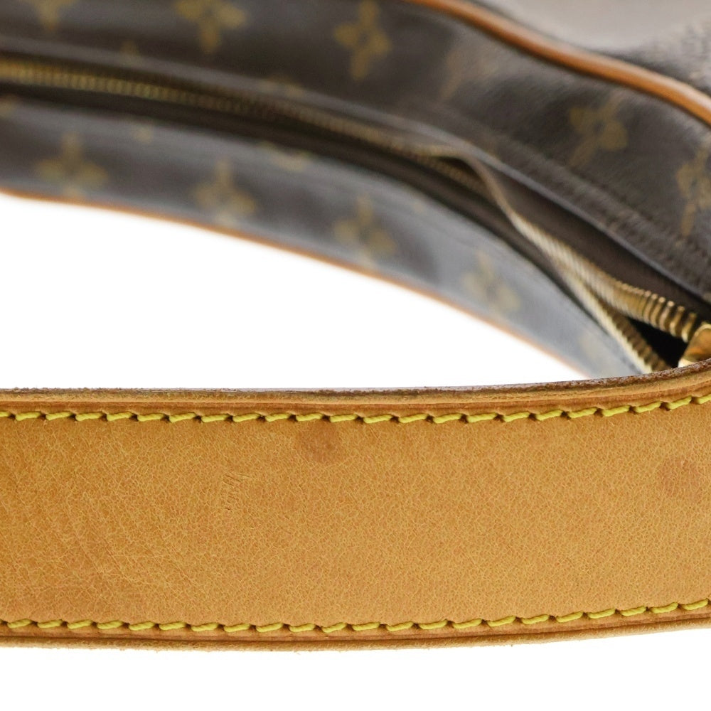 LOUIS VUITTON(ルイヴィトン) モノグラム クロワッサンMM ワンショルダーバッグ ハンドバッグ ブラウン ゴールド金具 レザー×PVC M51512