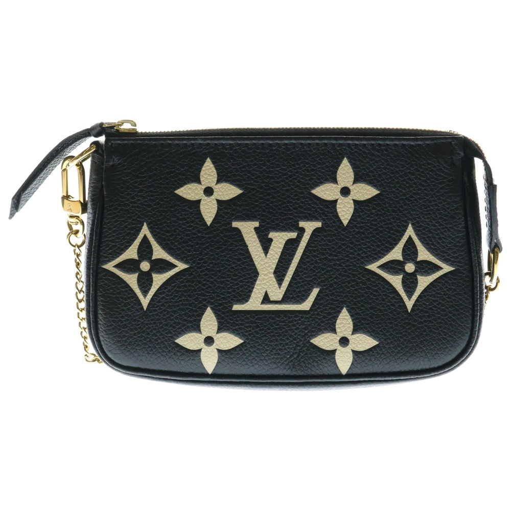 LOUIS VUITTON(ルイヴィトン) モノグラムアンプラント ポシェットアクセソワール ミニバッグ ショルダーバッグ ブラック ノワール ゴールド金具 M80732