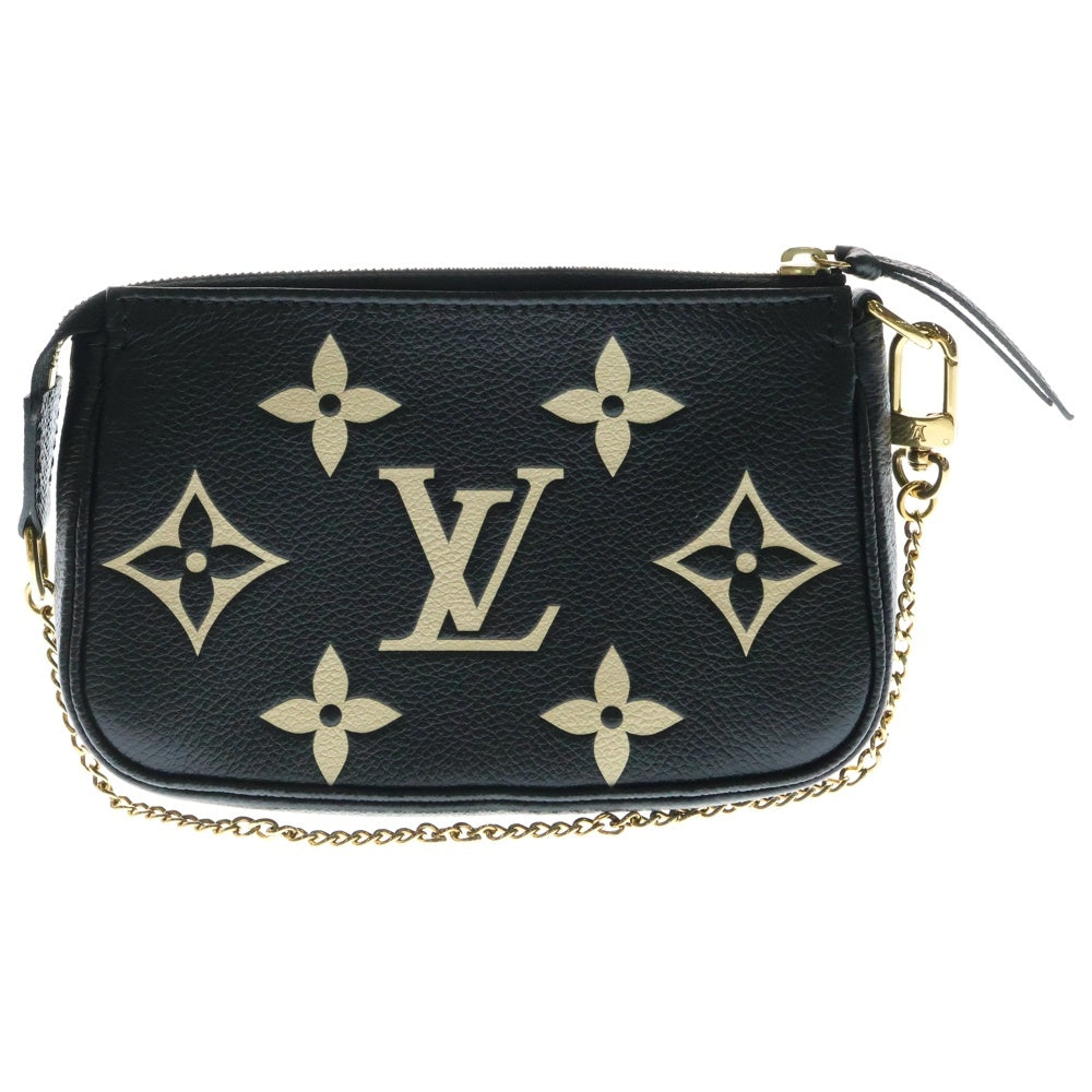 LOUIS VUITTON(ルイヴィトン) モノグラムアンプラント ポシェットアクセソワール ミニバッグ ショルダーバッグ ブラック ノワール ゴールド金具 M80732