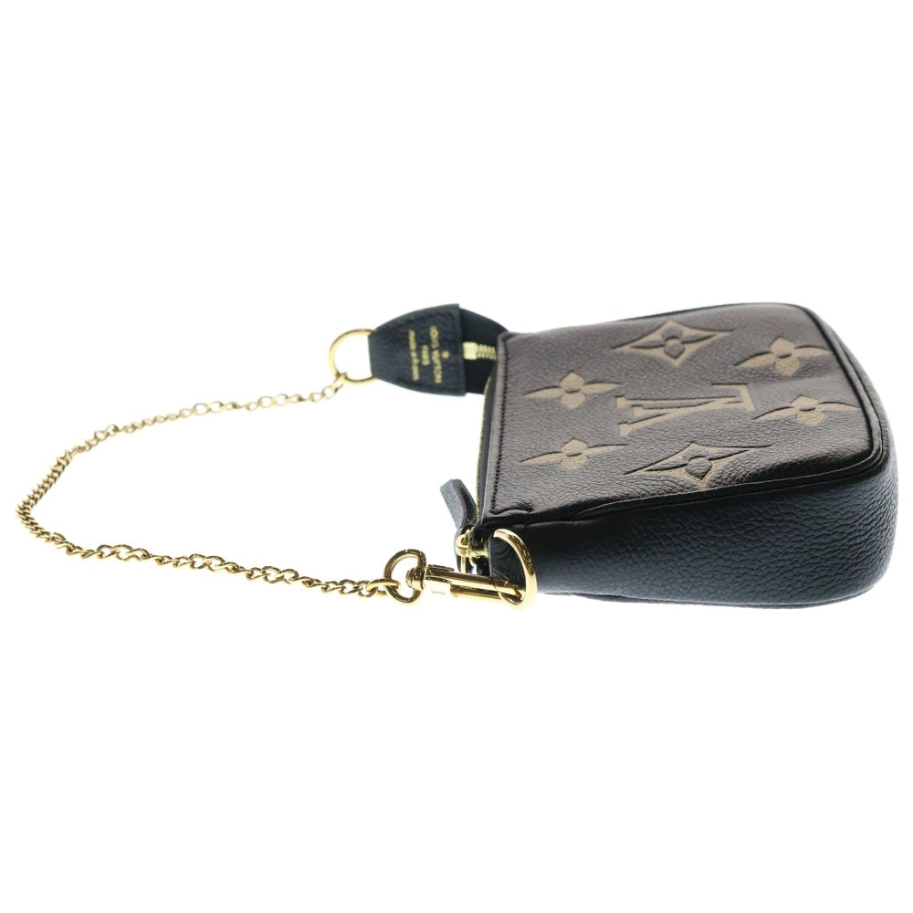LOUIS VUITTON(ルイヴィトン) モノグラムアンプラント ポシェットアクセソワール ミニバッグ ショルダーバッグ ブラック ノワール ゴールド金具 M80732