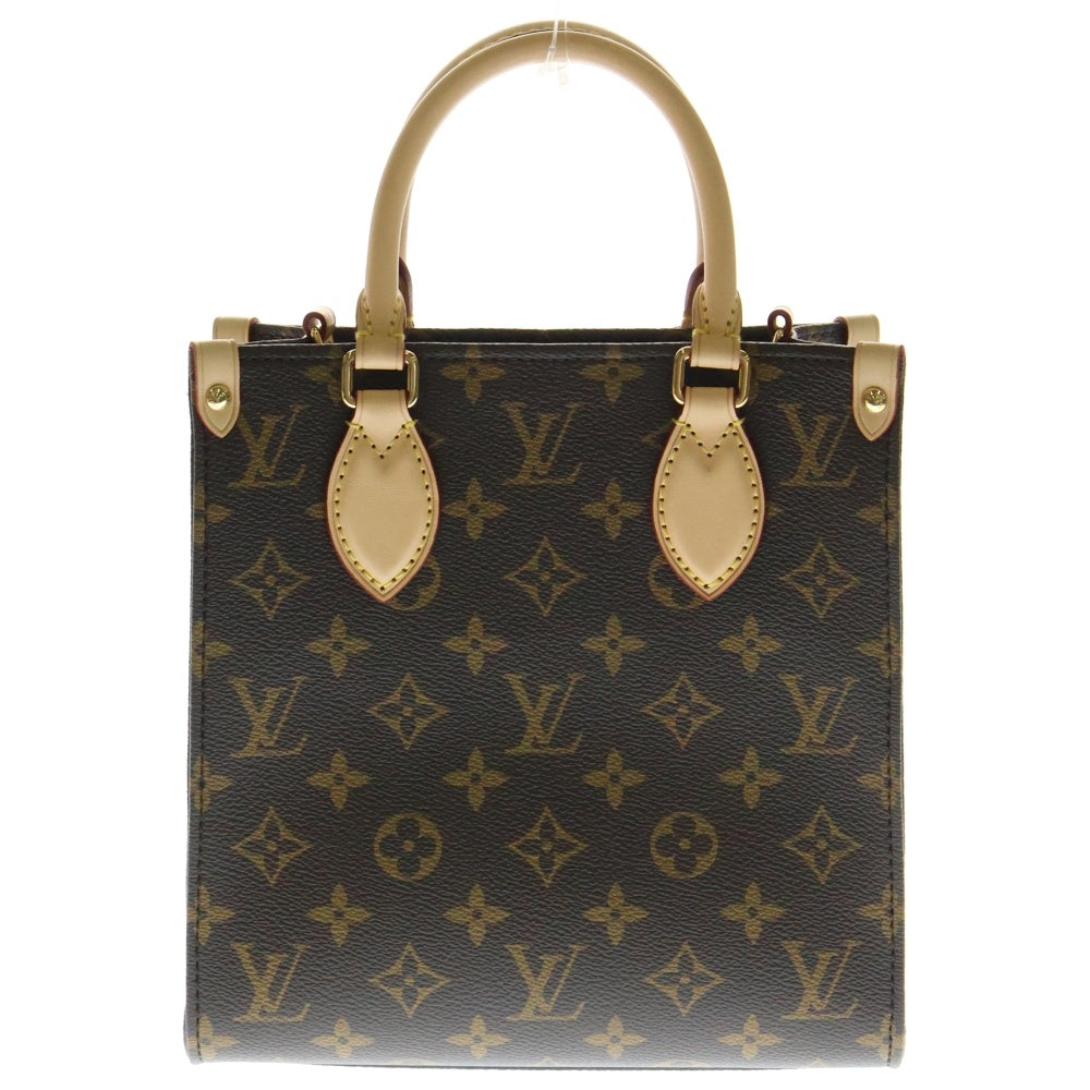 LOUIS VUITTON(ルイヴィトン) モノグラム サックプラBB レザー2WAYハンドバッグ ショルダーバッグ ブラウン M46265