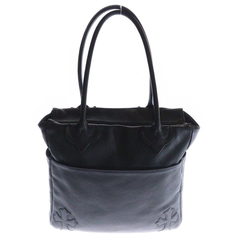 CHROME HEARTS(クロムハーツ) TOTE 4POCKET 4ポケット レザートートバッグ ブラック