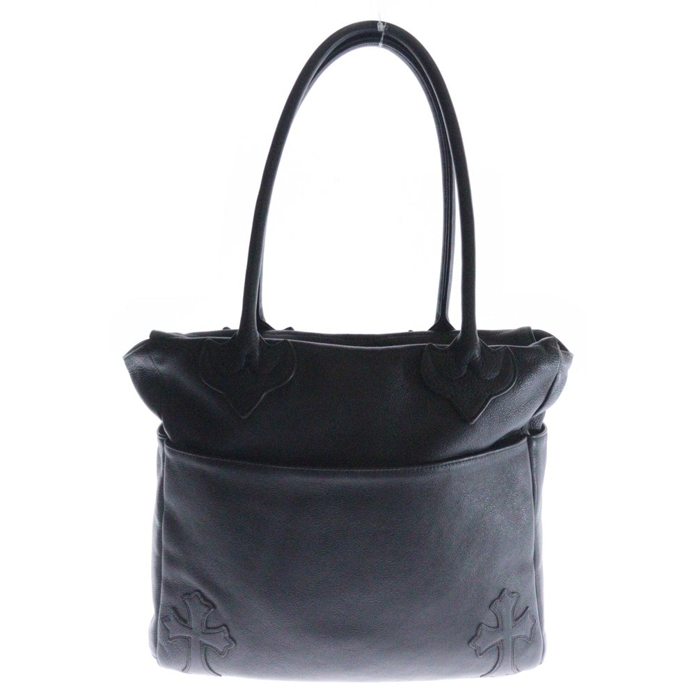 CHROME HEARTS(クロムハーツ) TOTE 4POCKET 4ポケット レザートートバッグ ブラック