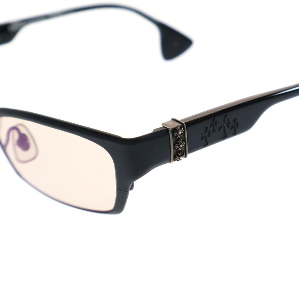 CHROME HEARTS(クロムハーツ) DIXON YU-A ディクソン セメタリークロス CHプラス スクエアシェイプ メガネ サングラス アイウェア ブラック