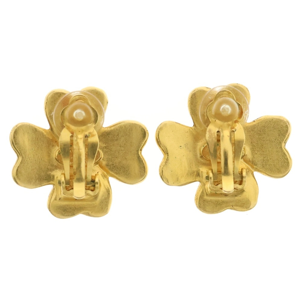 CHANEL(シャネル) クローバー ココマーク イヤリング ゴールド GP 95P アクセサリー