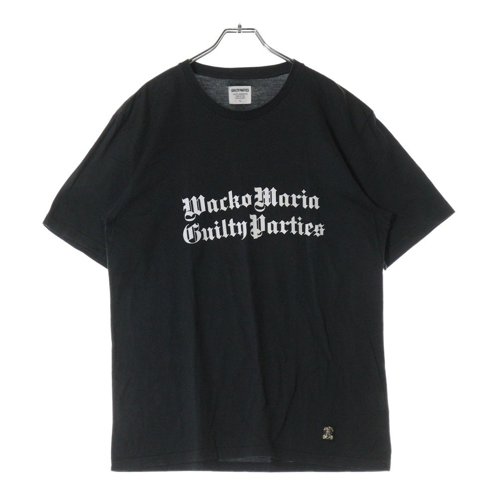 WACKO MARIA(ワコマリア) 23SS STANDARD CREW NECK Tee フロントロゴプリント半袖Tシャツ