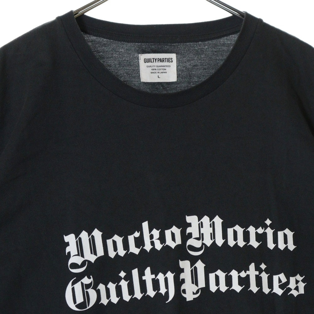 WACKO MARIA(ワコマリア) 23SS STANDARD CREW NECK Tee フロントロゴプリント半袖Tシャツ