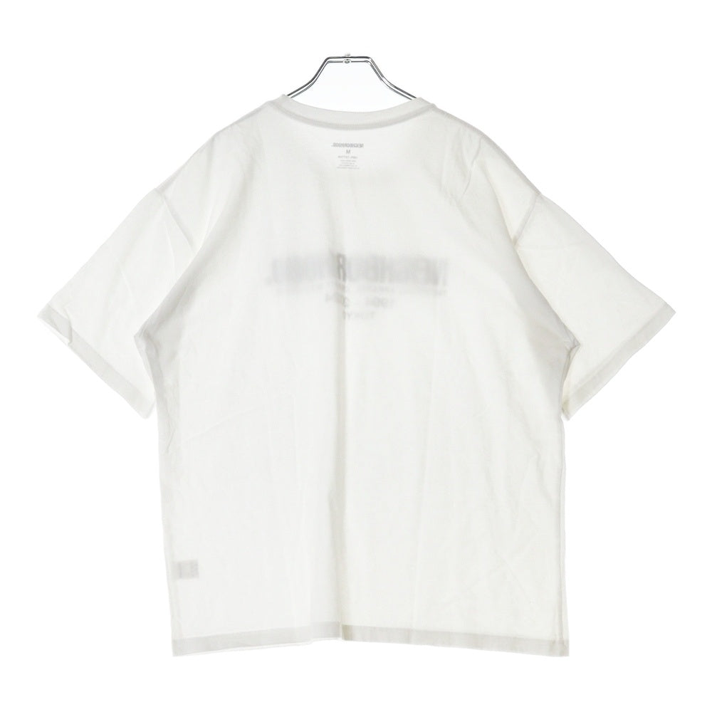 NEIGHBORHOOD(ネイバーフッド) フロントロゴプリント 半袖Tシャツ カットソー ホワイト