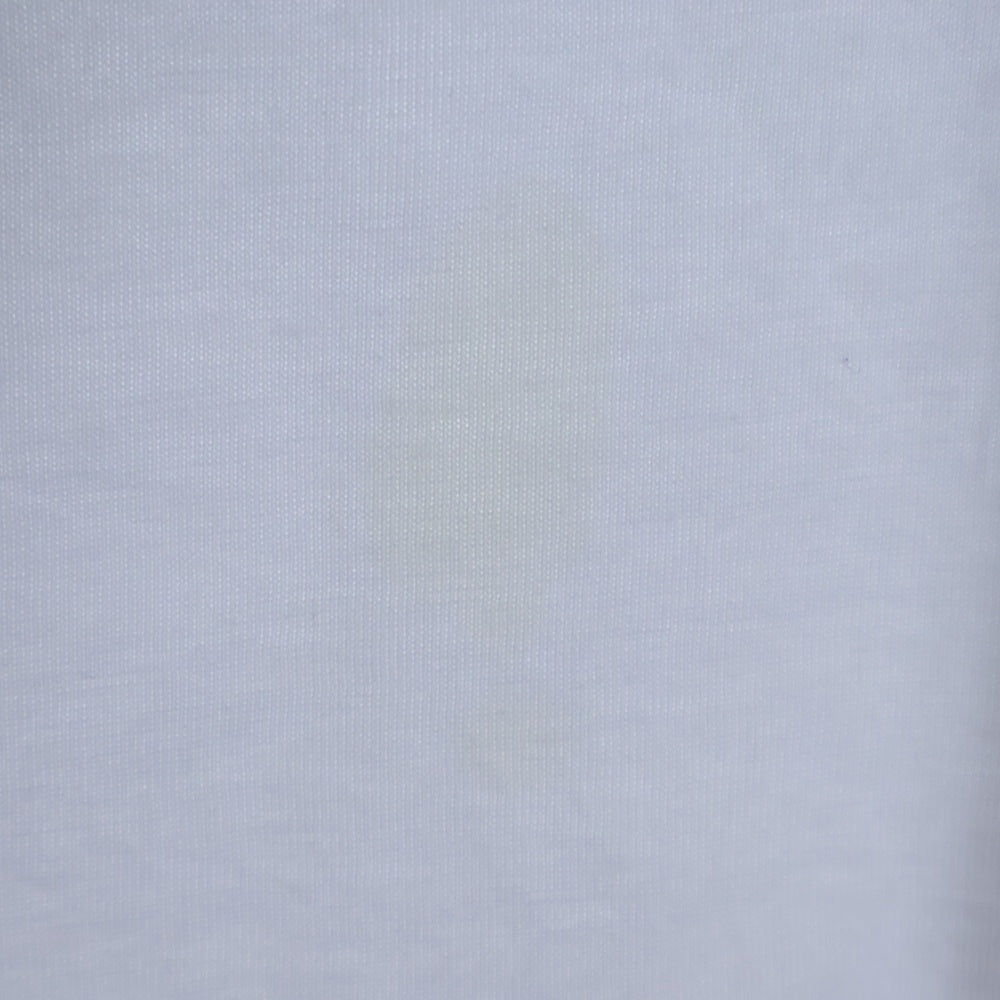 MSGM(エムエスジーエム) ロゴプリント クルーネック ロングスリーブ 長袖Tシャツ カットソー ホワイト 2000MM501