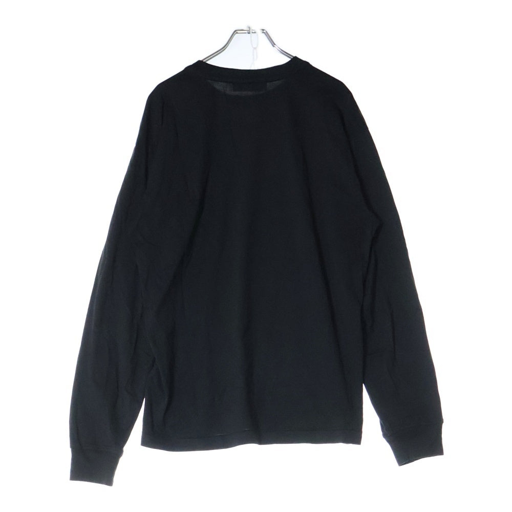 STONE ISLAND(ストーンアイランド) LOGO PATCH LONG SLEEVE ロゴパッチ ワッペン ロングスリーブ 長袖Tシャツ カットソー ブラック 81152273
