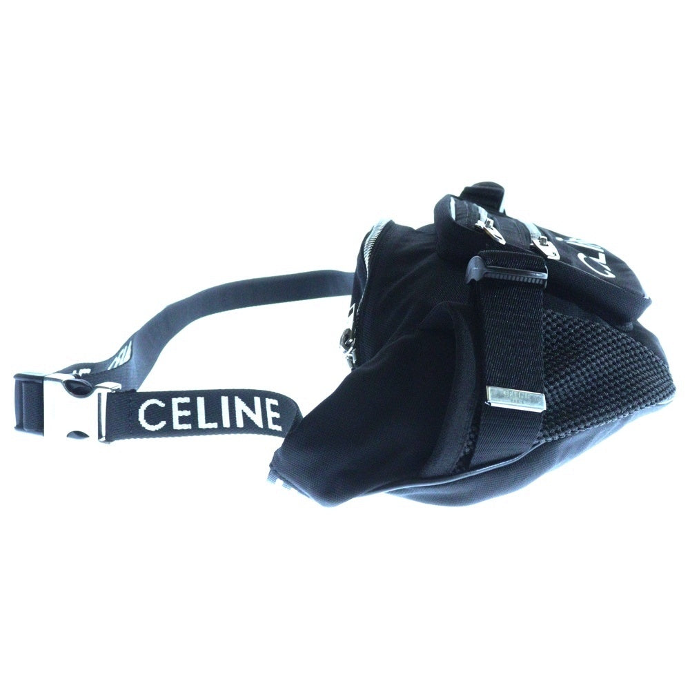 CELINE(セリーヌ) トレッキング ベルトバッグ ボディバッグ ブラック ナイロン 198682DMT