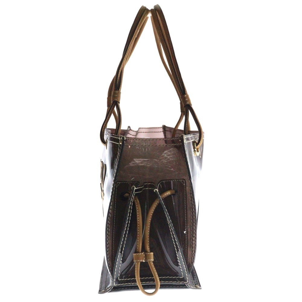 LOEWE(ロエベ) アナグラム ビニール トートバッグ ブラウン