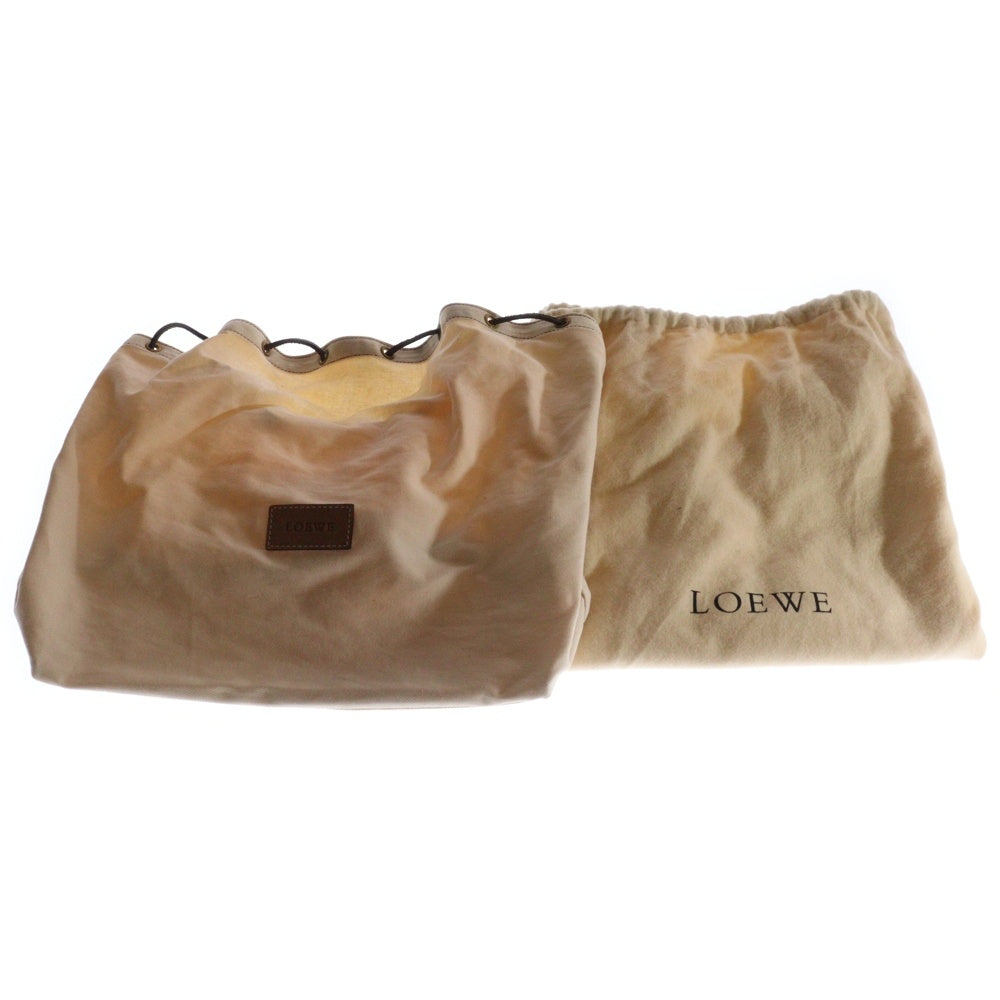 LOEWE(ロエベ) アナグラム ビニール トートバッグ ブラウン