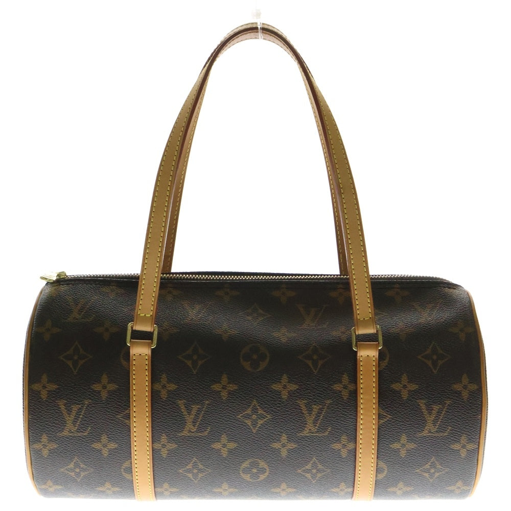 LOUIS VUITTON(ルイヴィトン) モノグラム パピヨン30 M51385 ブラウン PVC ハンドバッグ ポーチ付 レディース