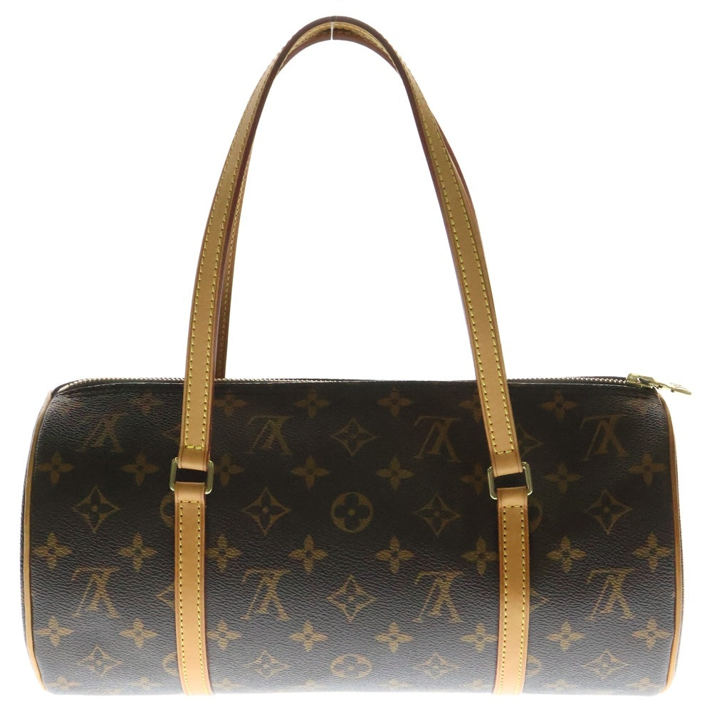 LOUIS VUITTON(ルイヴィトン) モノグラム パピヨン30 M51385 ブラウン PVC ハンドバッグ ポーチ付 レディース